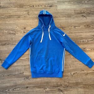 Nike Women's size Small Blue Cotton Hoodie Sweatshirt Streetwear Sportswear